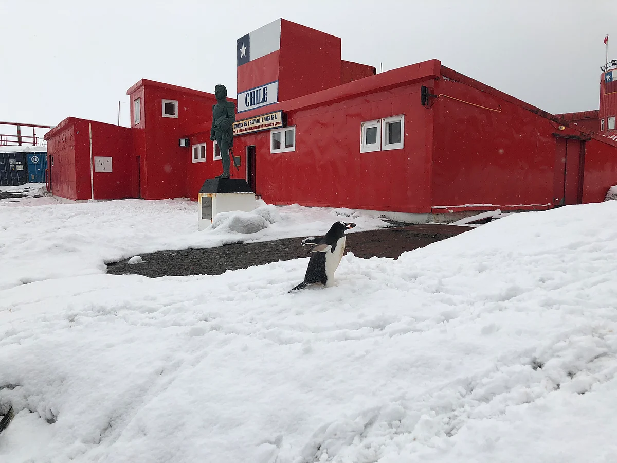 Chile’s base General Bernardo O’Higgins on Antarctic Peninsula