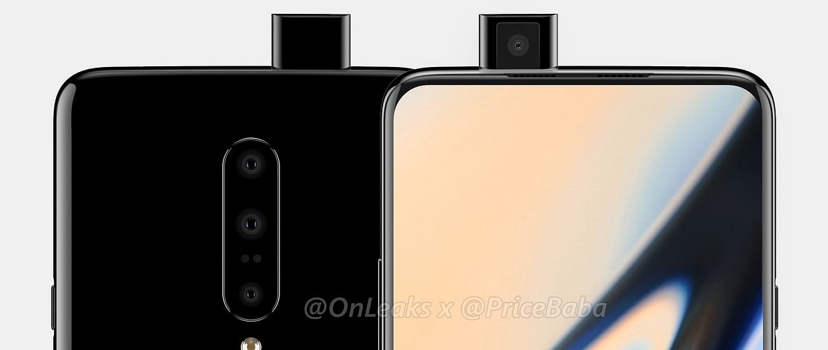 The  OnePlus 7 phone will be its first to carry a pop-up front camera, triple rear cameras & a notch-less screen.