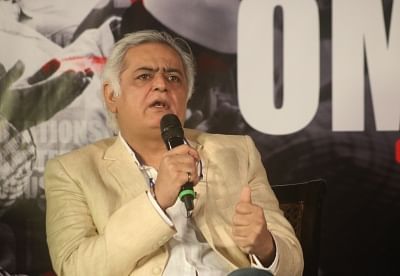 New Delhi: Director Hansal Mehta addresses during the trailer launch of his upcoming film "Omerta" in New Delhi on March 14, 2018. (Photo: IANS)