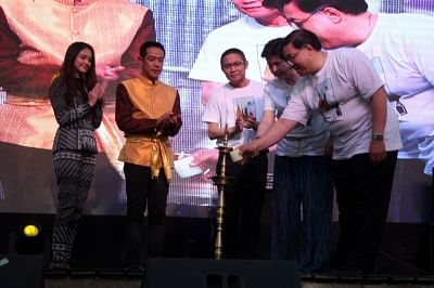 New Delhi: Thailand Ambassador Chutintorn Gongsakdi during the inauguration of the Namaste Thailand Festival in New Delhi on March 15, 2019. (Photo: IANS)