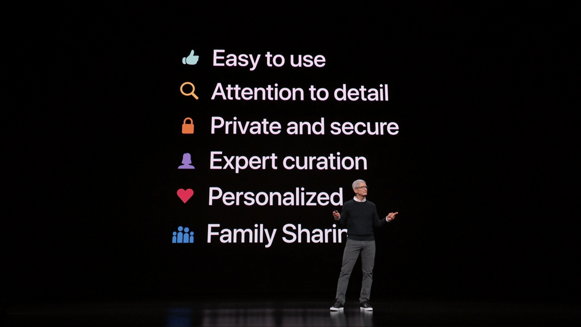 What Apple promises with its set of services. Data privacy for users.&nbsp;