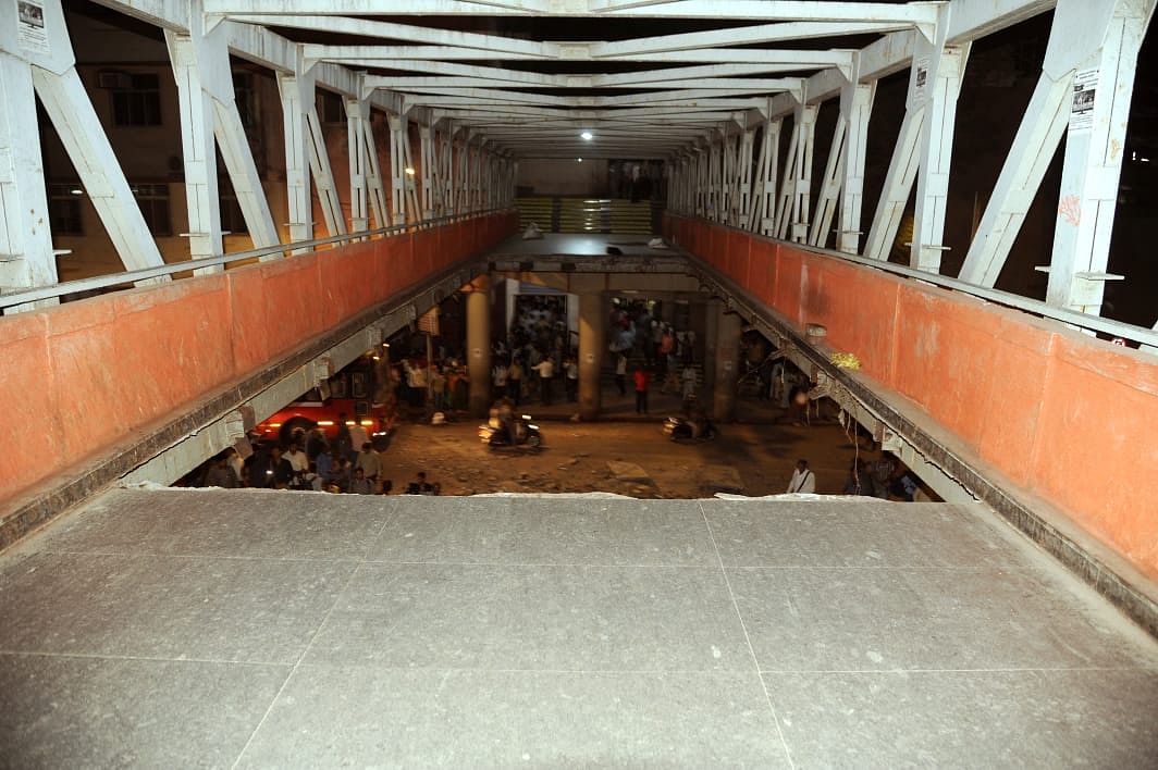 A foot overbridge near Mumbai’s CST railway station collapsed on Thursday, 12 March.