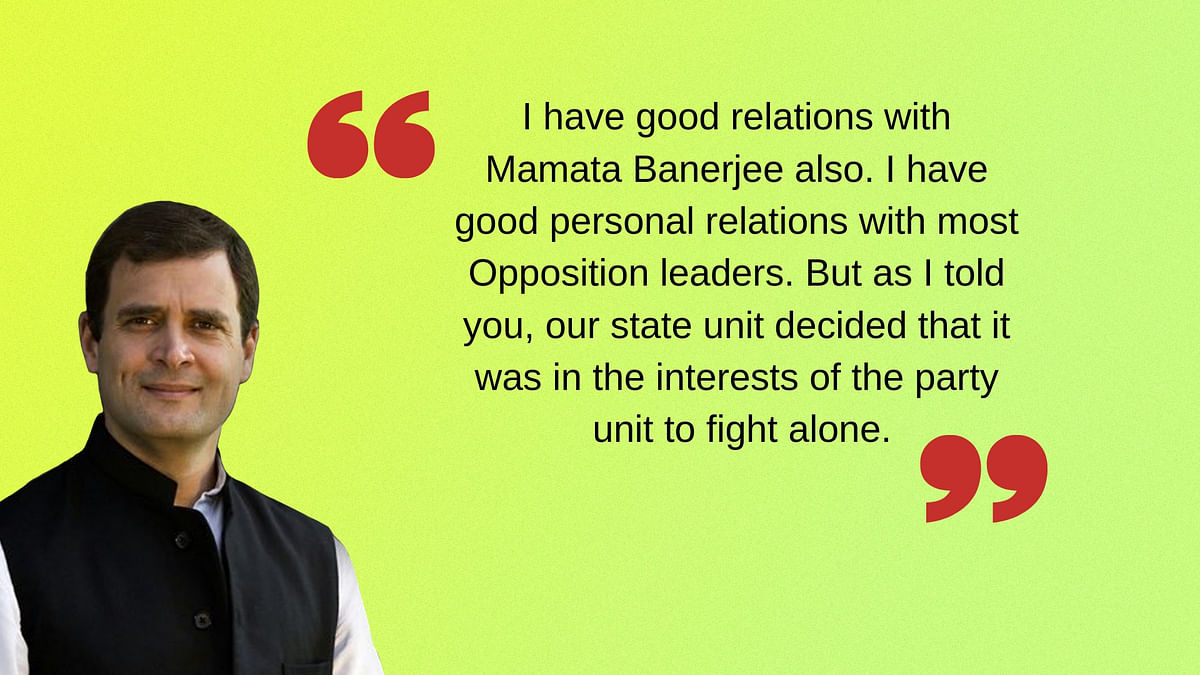 Rahul Gandhi gets candid about the upcoming elections, on being branded as ‘Pappu’ and unkept promises of Modi. 