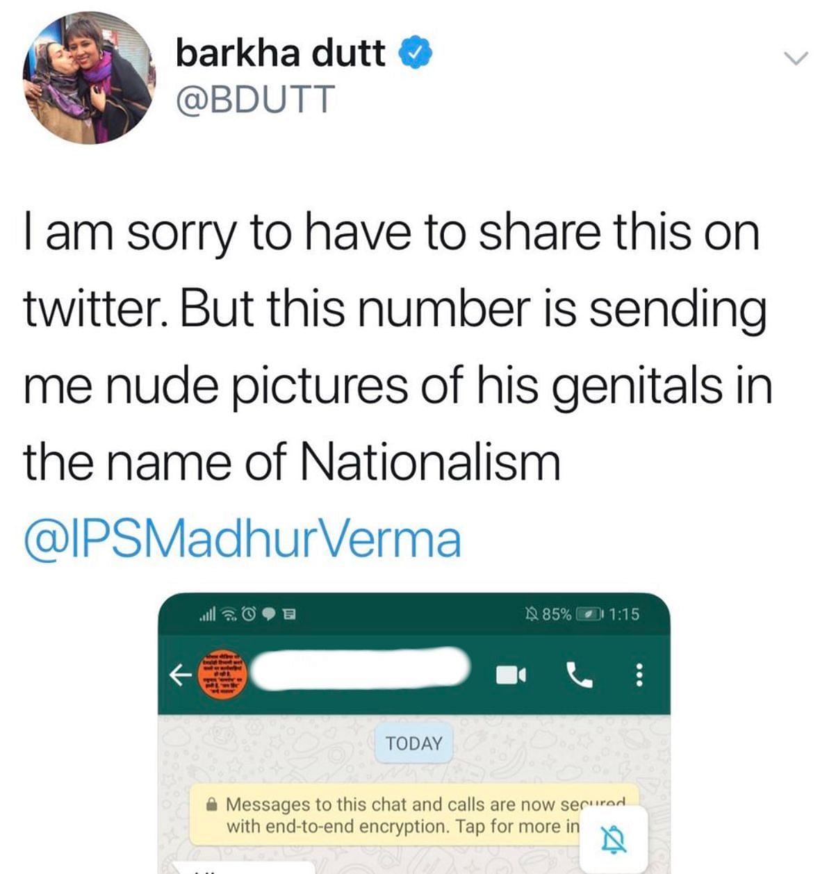 Once Barkha Dutt’s harassers were arrested, somehow her safety took a  backseat to one of the men being Muslim.