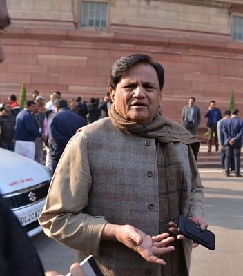 New Delhi: Congress MP Ahmed Patel at the winter session of Parliament in New Delhi, on Dec 31, 2018. (Photo: IANS)