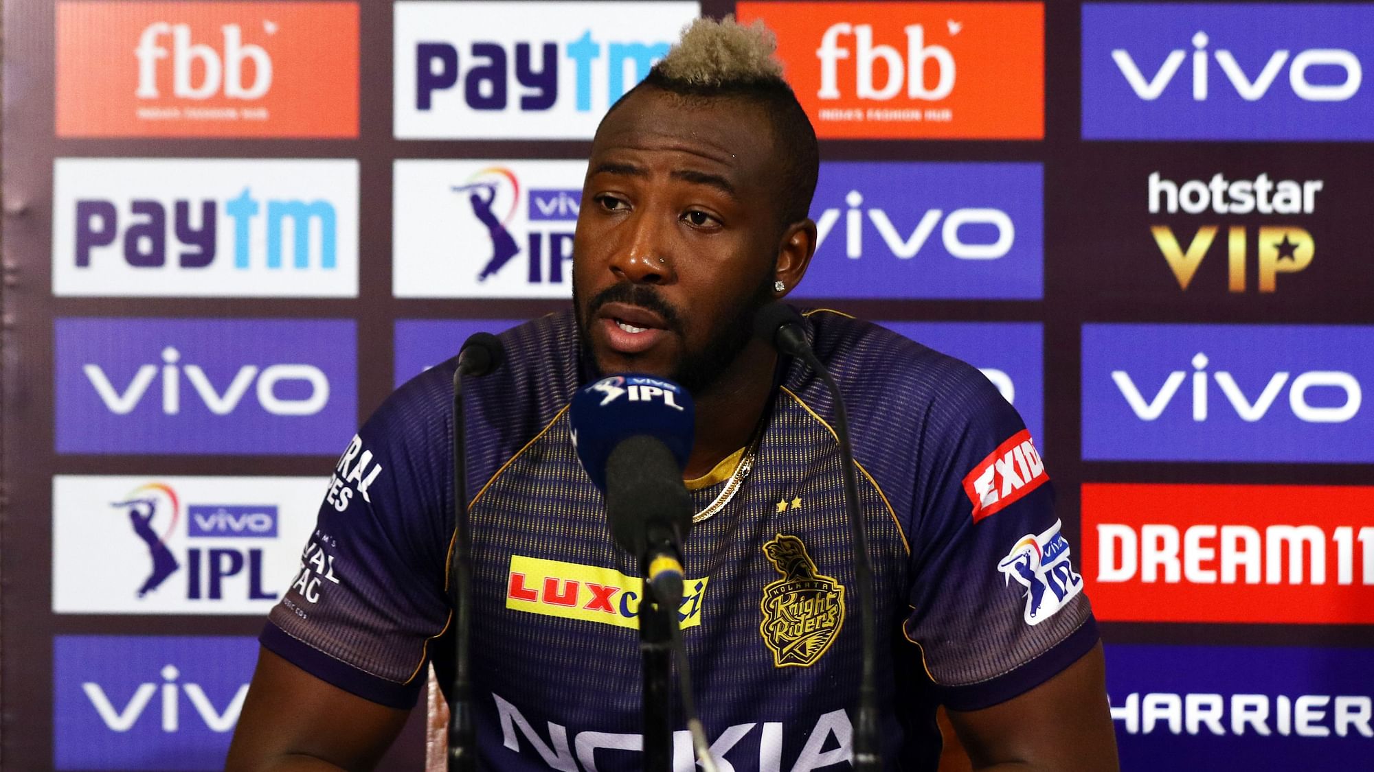 Russell addressed the press conference after Kolkata’s loss against RCB.&nbsp;