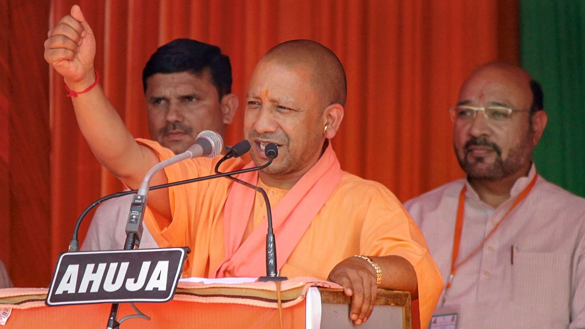 UP Chief Minister Yogi Adityanath addressed a poll rally in Ghaziabad on Sunday, 31 March.
