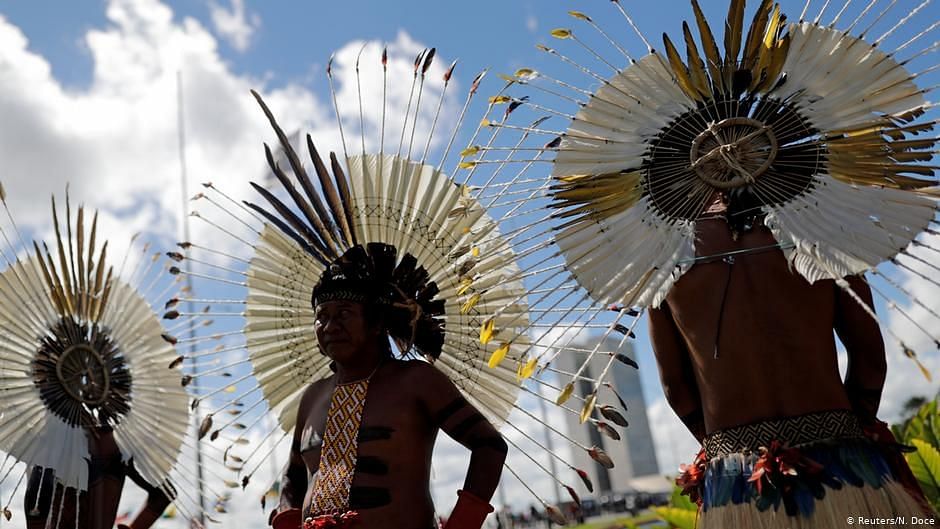 The indigenous protest in Brazil.&nbsp;