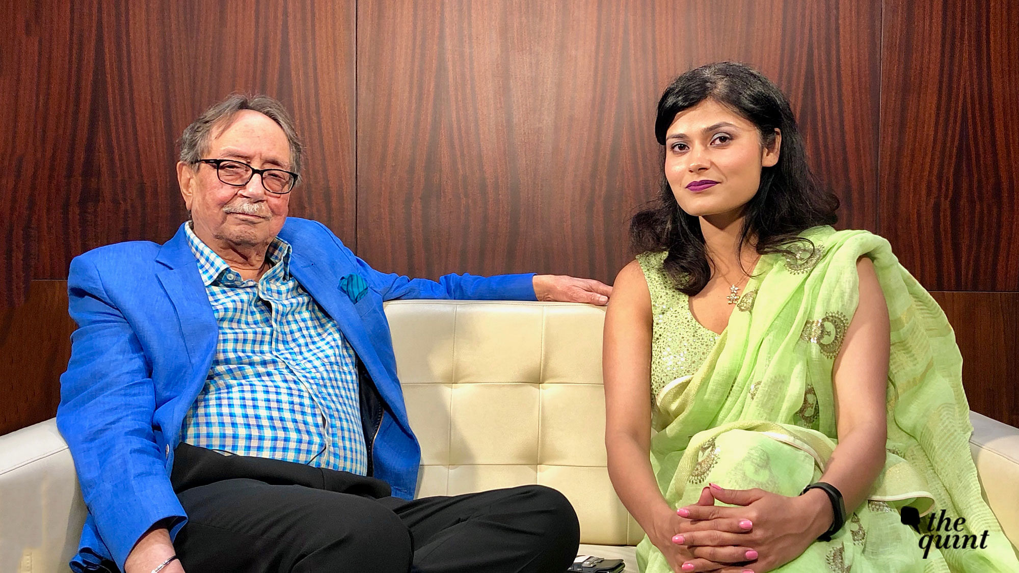 AS Dulat with Nishtha Gautam, Opinions Editor of The Quint