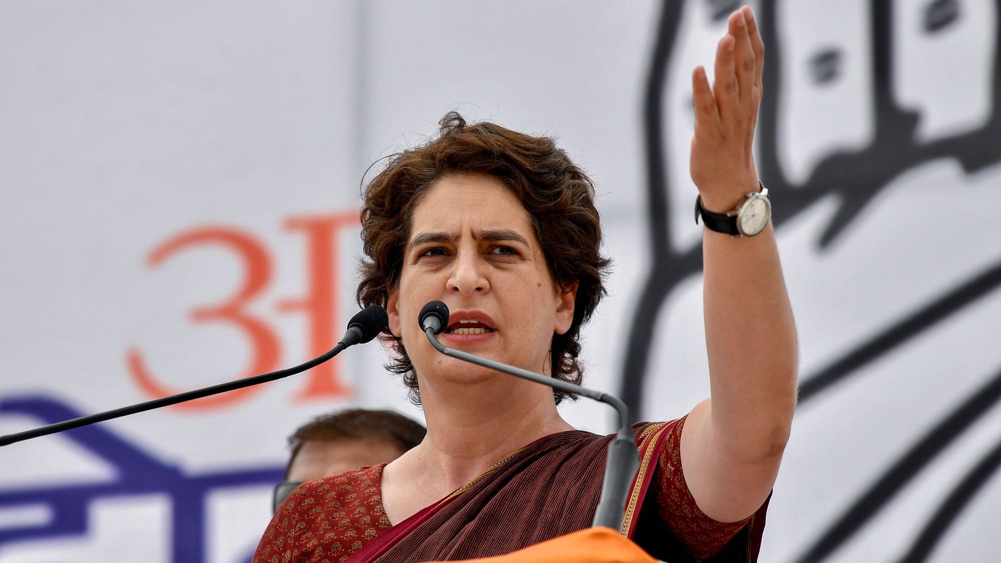 Lashing out at the BJP, Priyanka said that the party talks about nationalism and Pakistan only during the elections.
