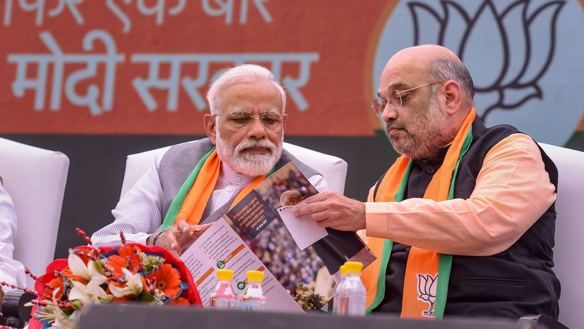 PM Narendra Modi and BJP President Amit Shah.&nbsp;