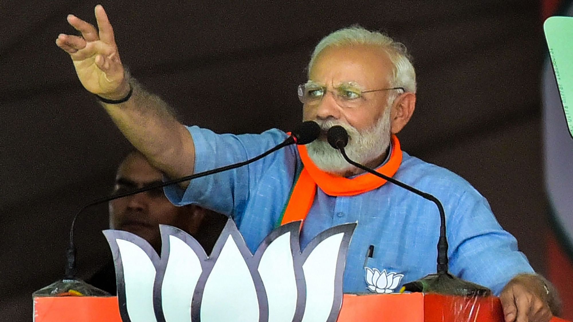 Addressing a rally in Korba, PM Modi said it has become a fashion for the “naamdar” to speak in derogatory terms.
