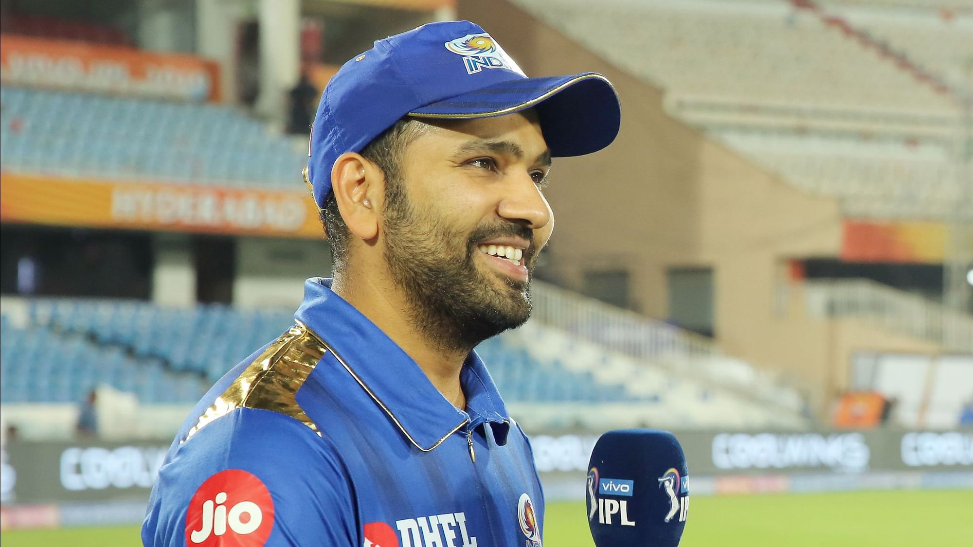 Mumbai Indians captain Rohit credited the bowlers “for restricting a good RCB batting line-up”.