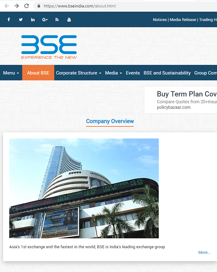 A viral picture of the Bombay Stock Exchange flashing ‘Don’t vote for Modi’ is doctored. 