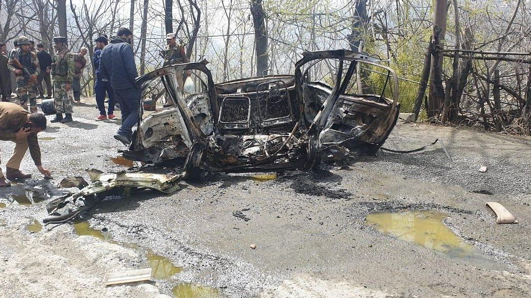 The explosion had occurred on Saturday inside a car in Jammu and Kashmir’s Banihal in Ramban district, leaving a bus carrying CRPF jawans slightly damaged.
