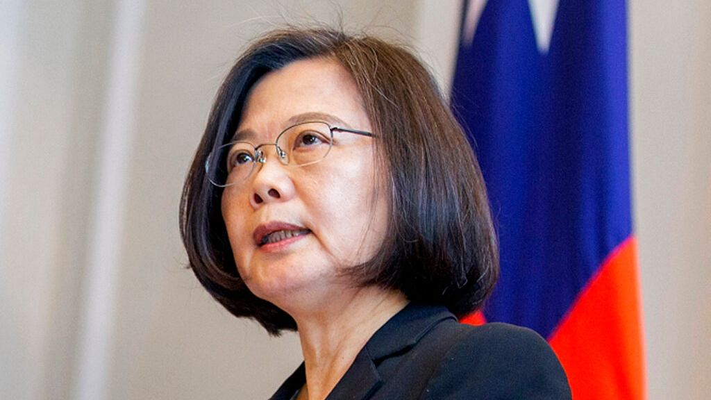 Taiwanese President Tsai Ing-wen said in remarks at a military awards ceremony that&nbsp;Chinese military aircraft provoked them. 