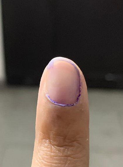For some voters, the excitement wore off as quickly as the so-called ‘indelible ink’.