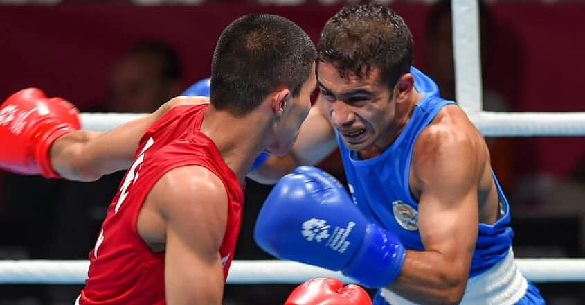 Indian boxer Amit Panghal has picked up his second successive gold medal of the year.