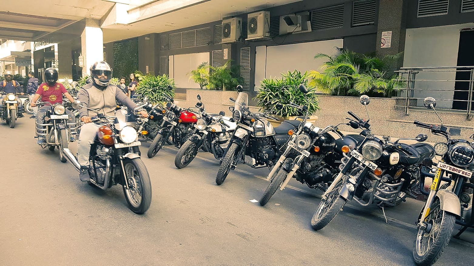 More than 300 bikers took part in Royal Enfield’s Delhi edition of One Ride 2019.