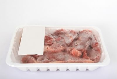 Frozen meat.