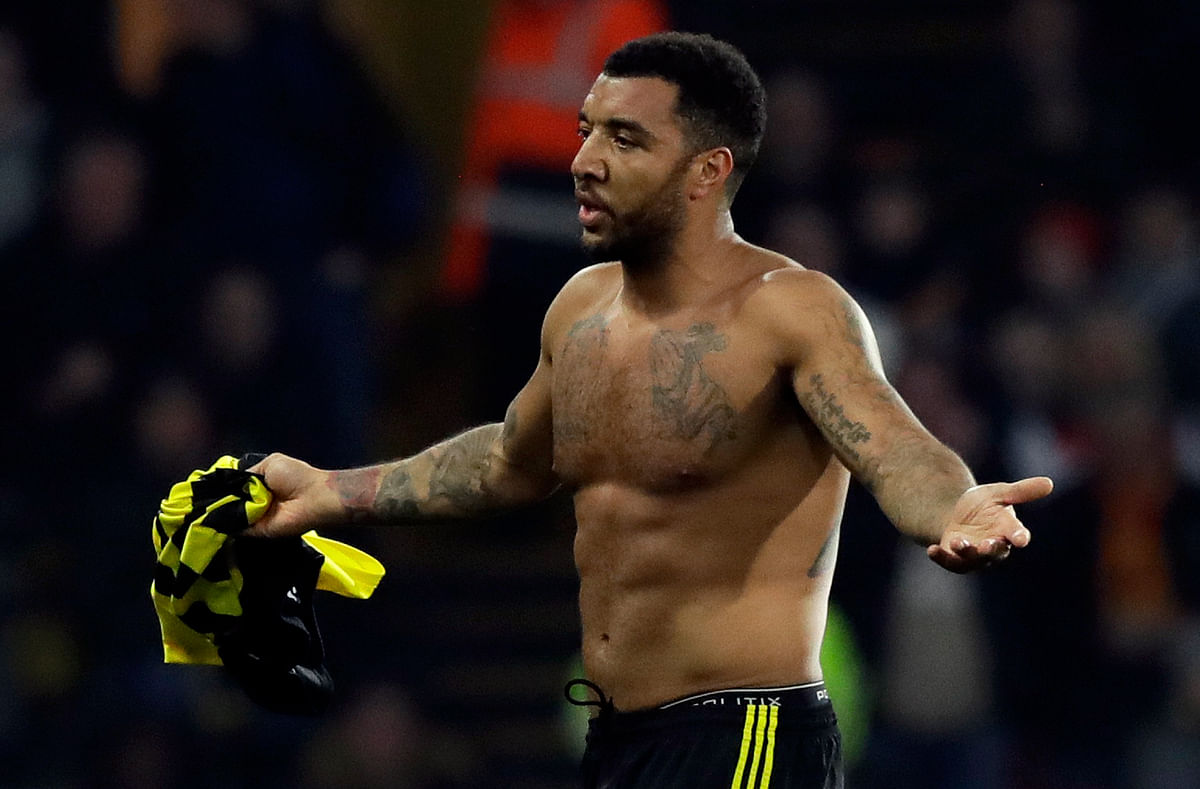 Within a minute, Watford was reduced to 10 men when Deeney was sent off for elbowing Lucas Torreira in the face.