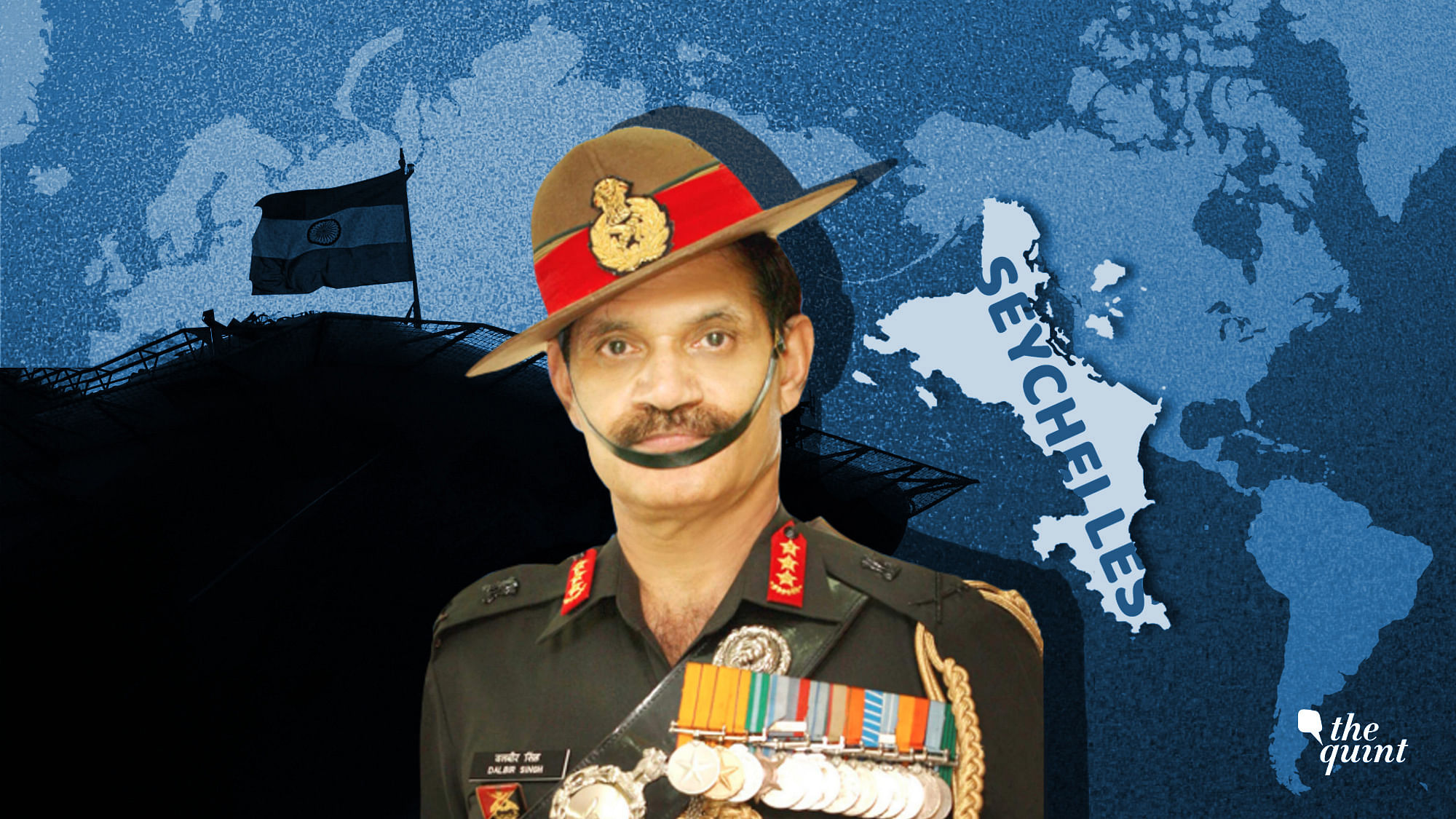 Image of new Indian High Commissioner to Seychelles, ex-Indian Army Chief, General DS Suhag, used for representational purposes.