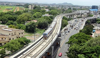File photo of Chennai Metro Train. 