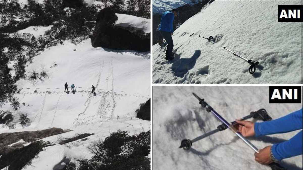 Army sources released new photographs of the “footprints” that were found near the Makalu Base Camp.