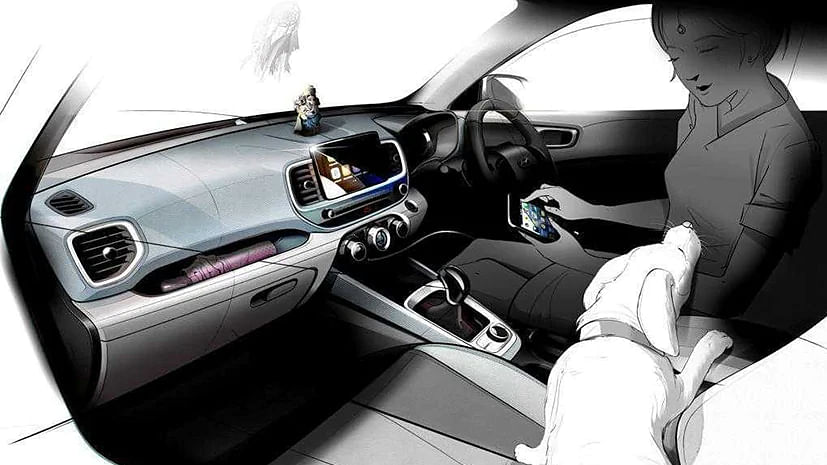 Hyundai’s Venue compact SUV will come with its Bluelink smart infotainment system that features connectivity options.