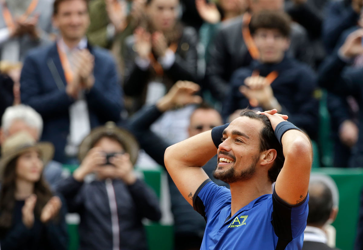 On the clay courts where he practiced as a youth with big dreams, Fabio Fognini won the biggest title of his career.