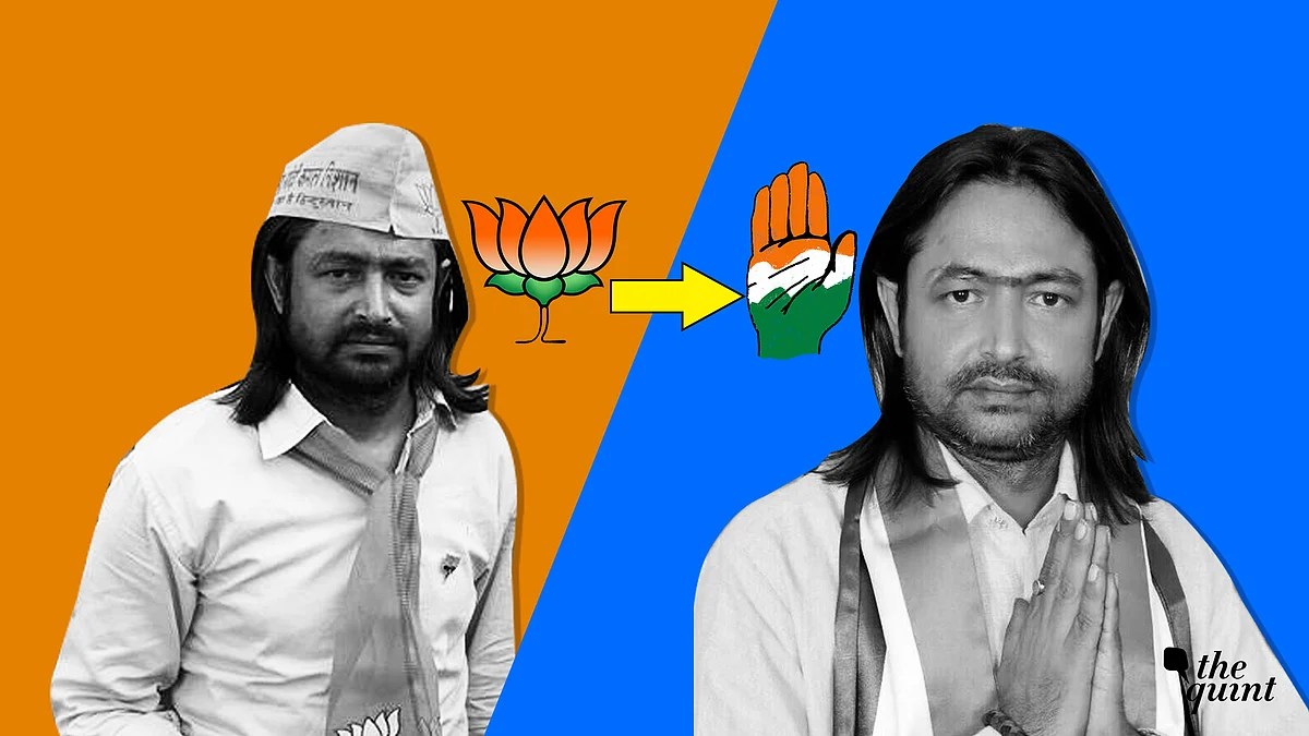 Vinay Shadeja used to be a BJP supporter. Disillusioned, he has joined the Congress. Image used for 