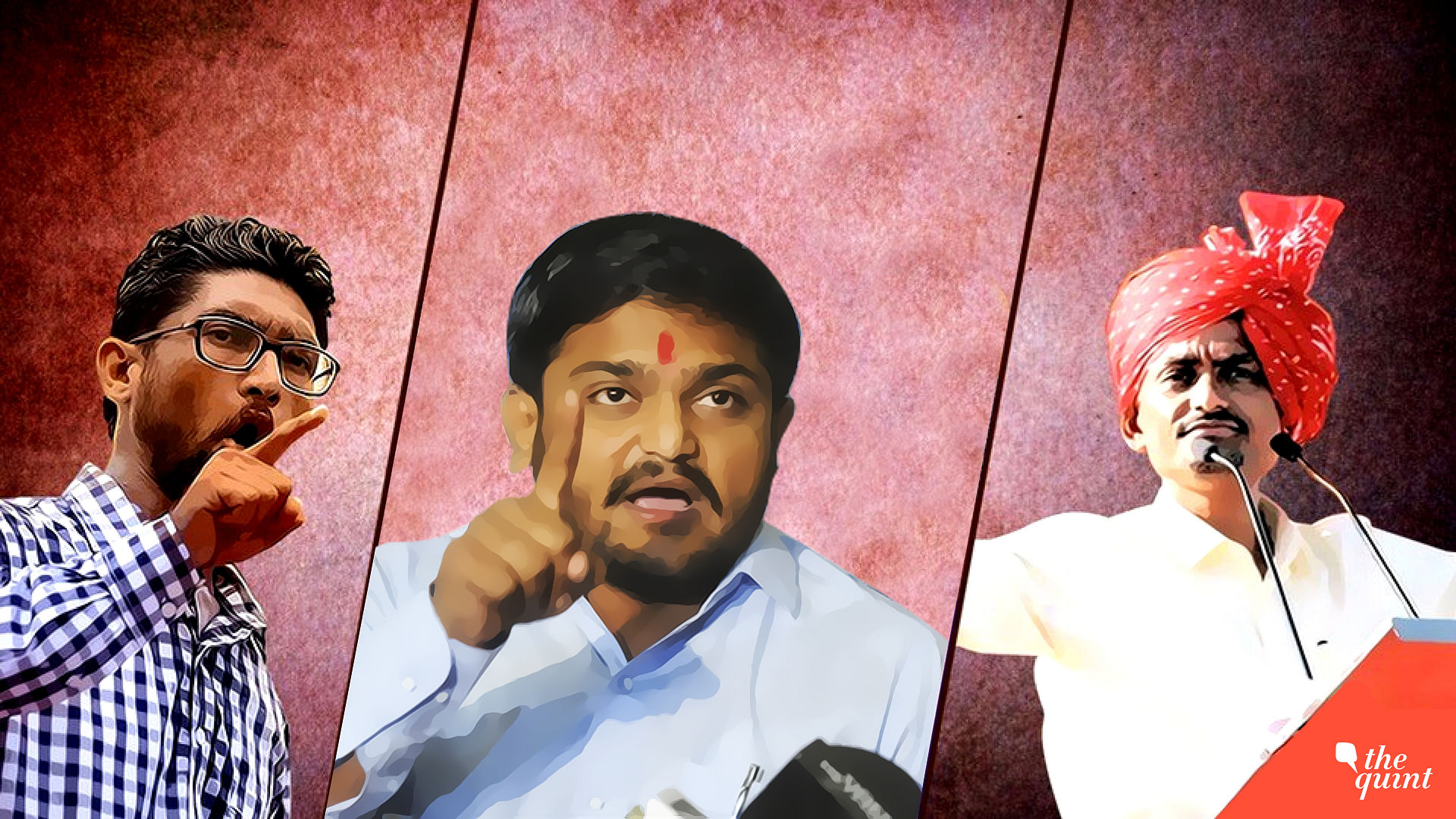 Dalit legislator Jignesh Mewani, Patidar quota spearhead Hardik Patel and OBC MLA Alpesh Thakor and are not contesting the general elections 