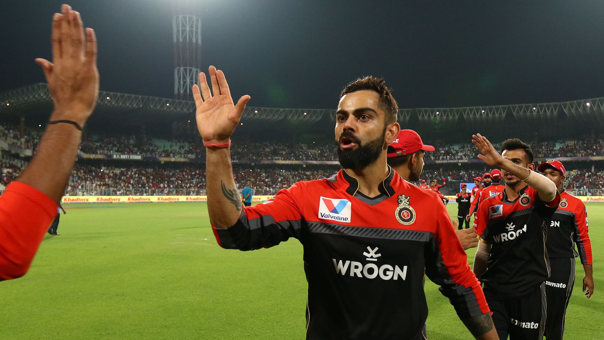 Virat Kohli struck a 58-ball century, which included nine fours and four sixes.