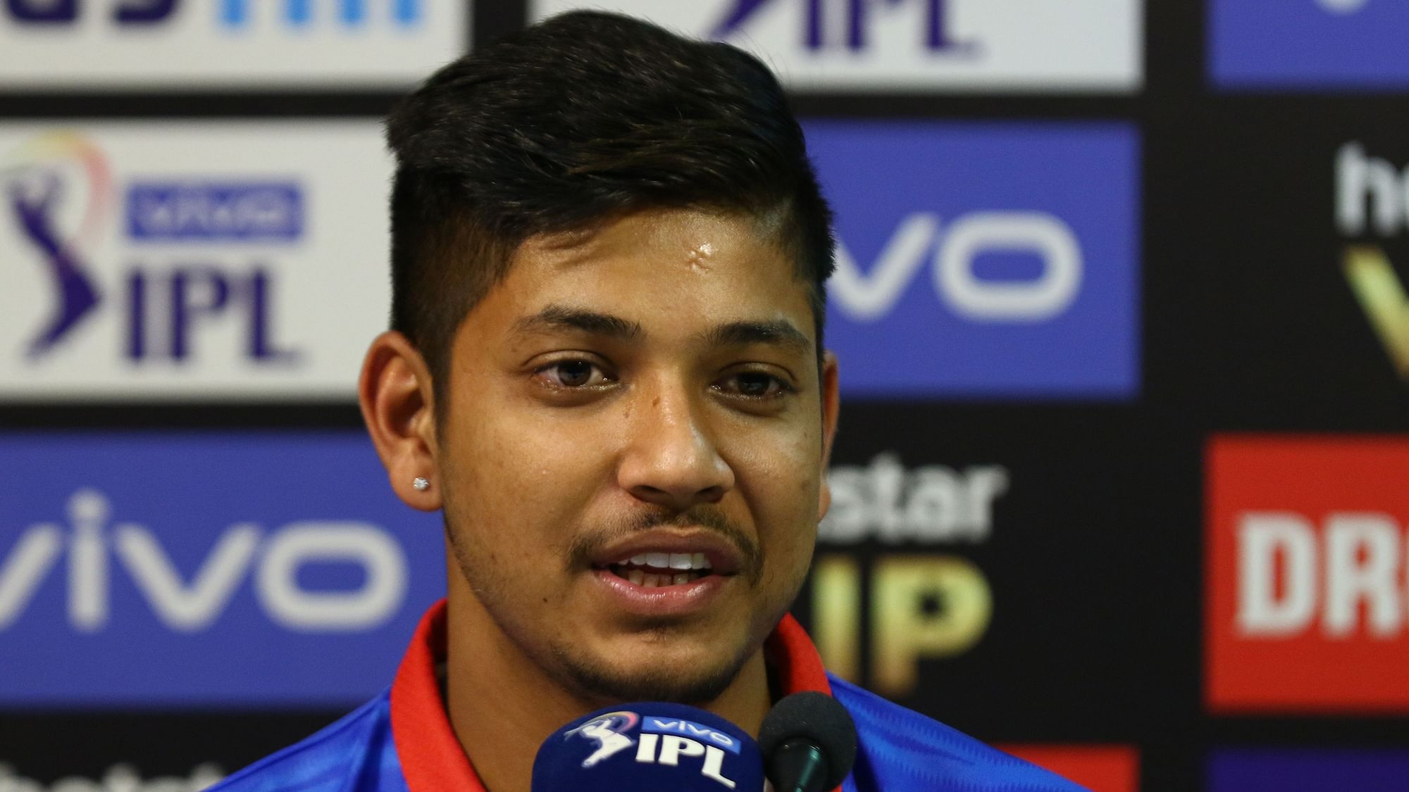Lamichhane addressed the media after Delhi's win over KXIP.&nbsp;