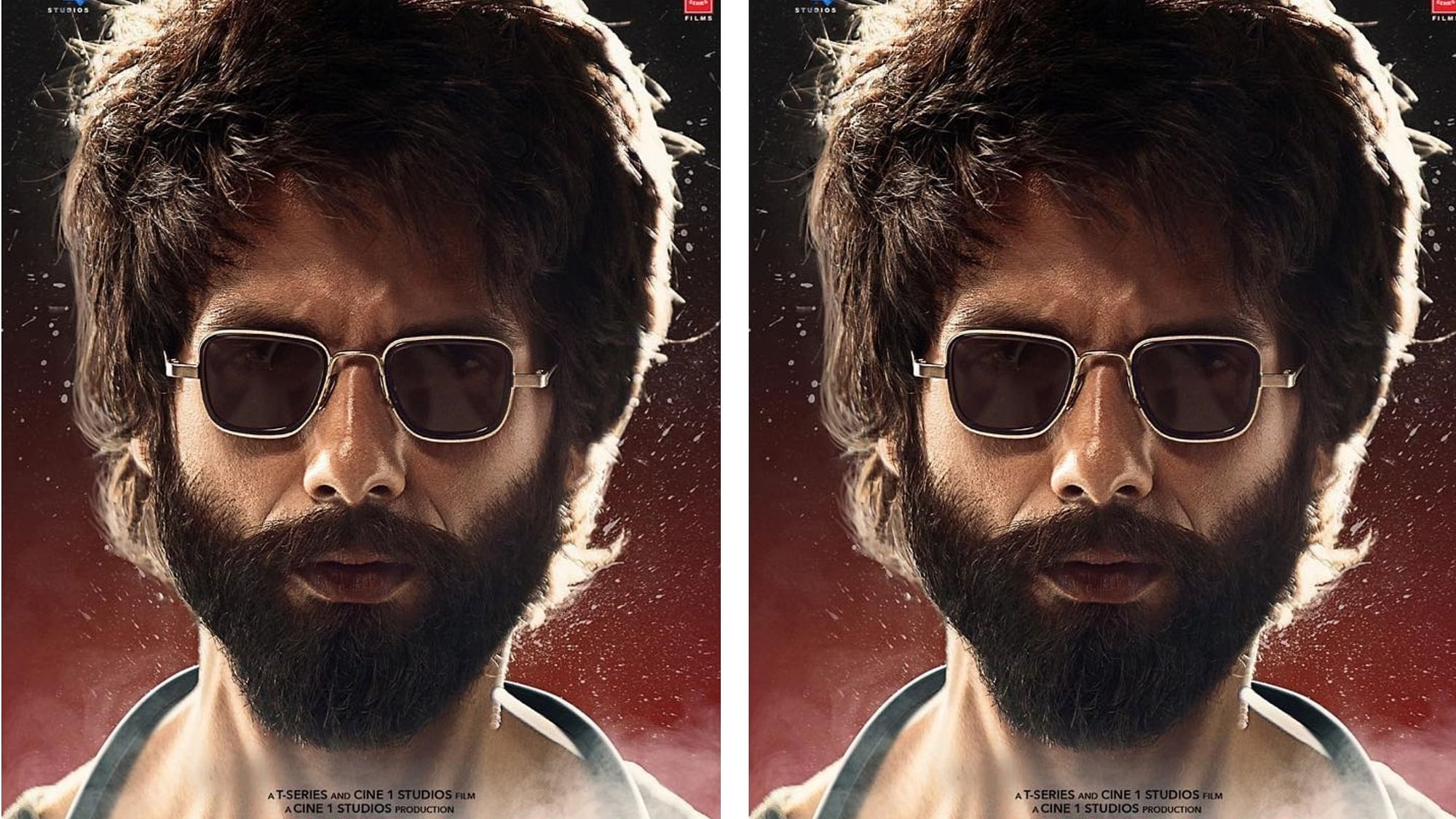 Shahid Kapoor’s rugged look in the new poster of <i>Kabir Singh</i>.