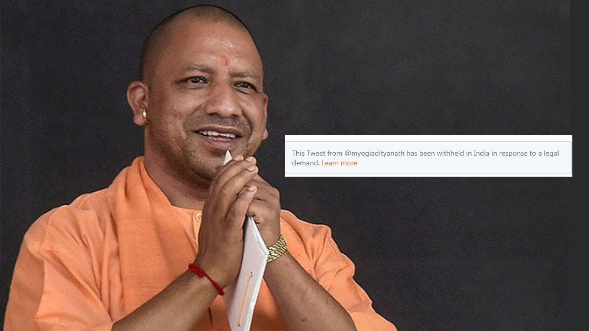 Twitter has withheld two controversial tweets of Uttar Pradesh chief minister Yogi Adityanath, after a directive from the Election Commission of India.