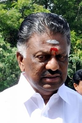 Chennai: Tamil Nadu Finance Minister and AIADMK leader O Panneerselvam swears-in as the new Chief Minister of Tamil Nadu after the death of AIADMK supremo and Tamil Nadu Chief Minister J Jayalalithaa. (File Photo: IANS)