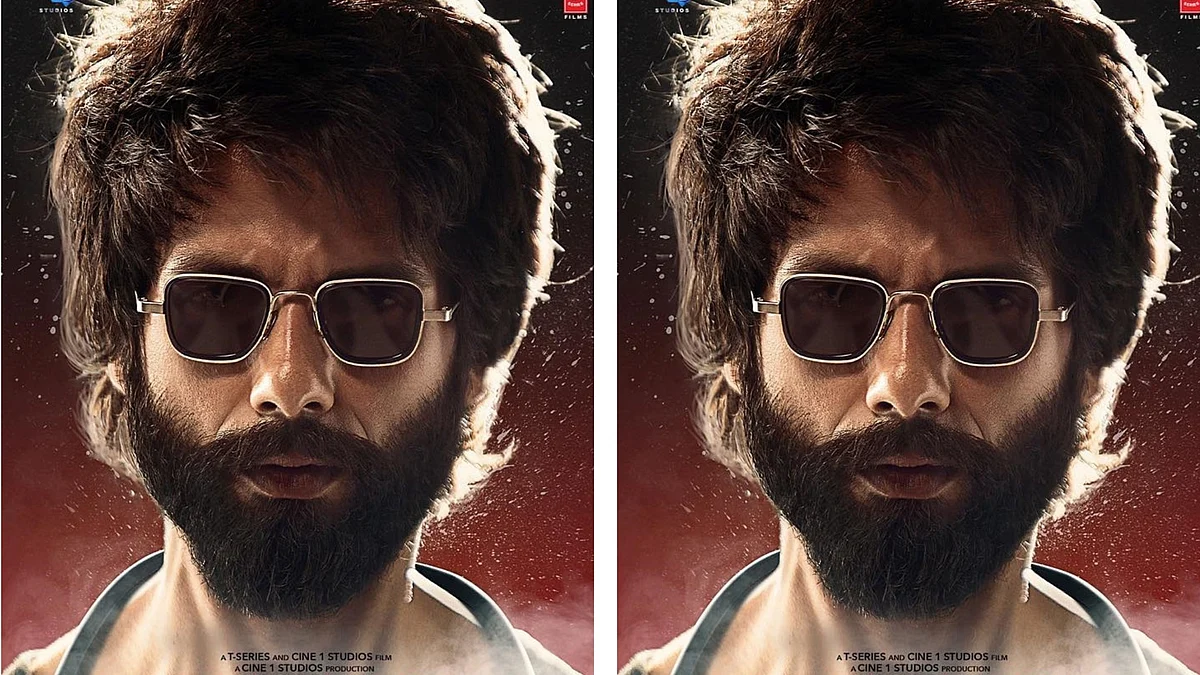 Shahid Kapoor in the new poster of ‘Kabir Singh’.