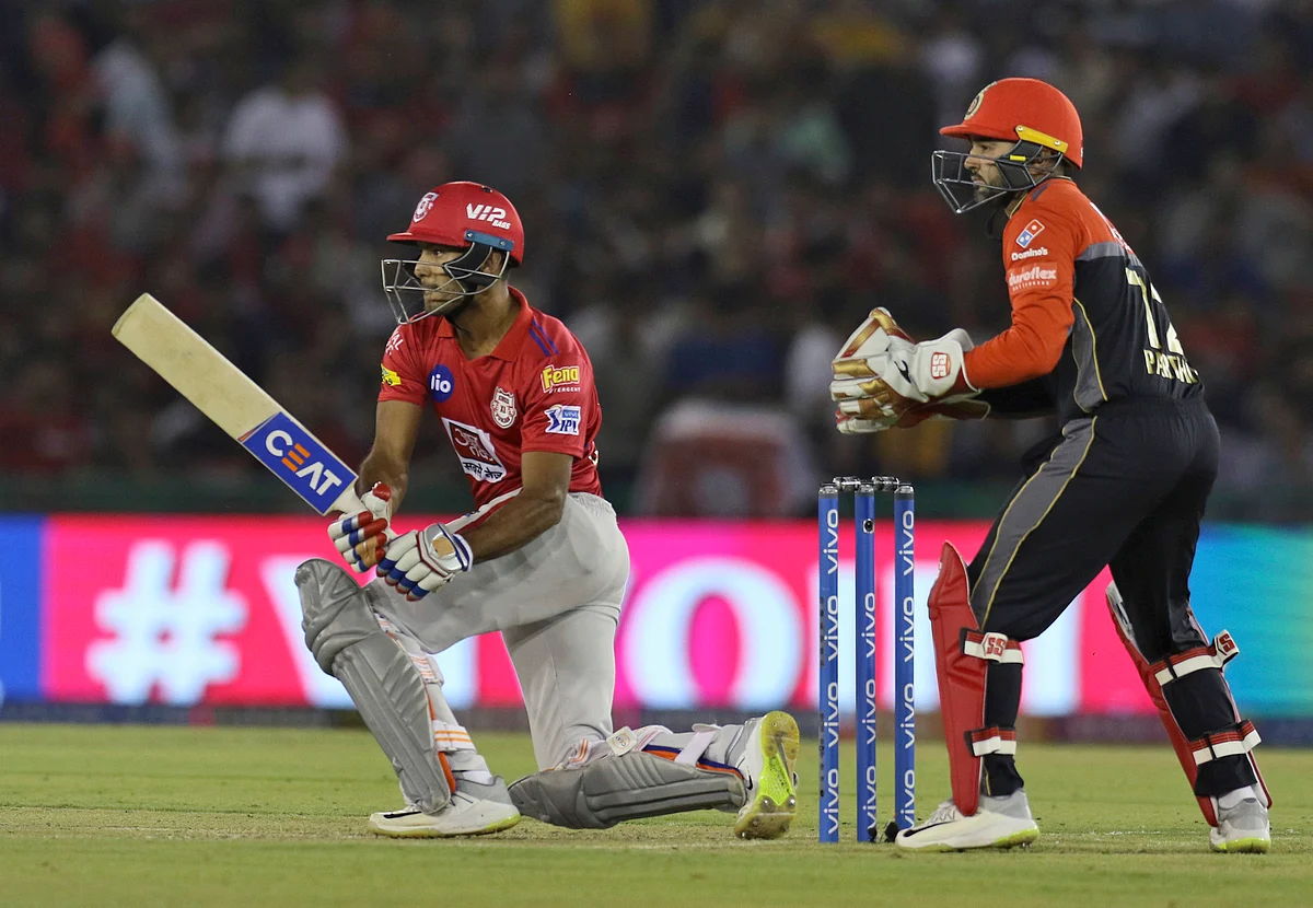 Back in the team after missing the last match due to a finger injury, Mayank Agarwal then joined Gayle, who completed his fifty in 28 balls.