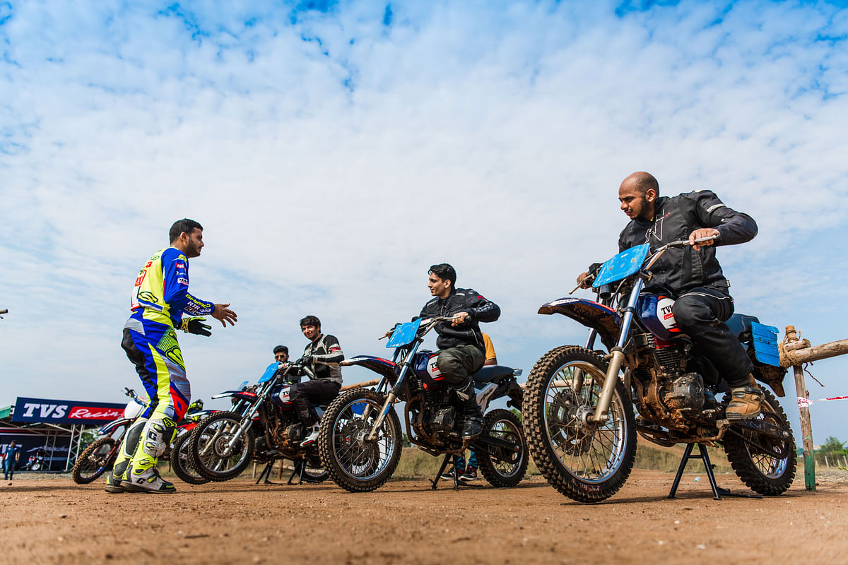 Here’s a look at the basic training and skills required to be a pro off-road motorcycle rider in India.