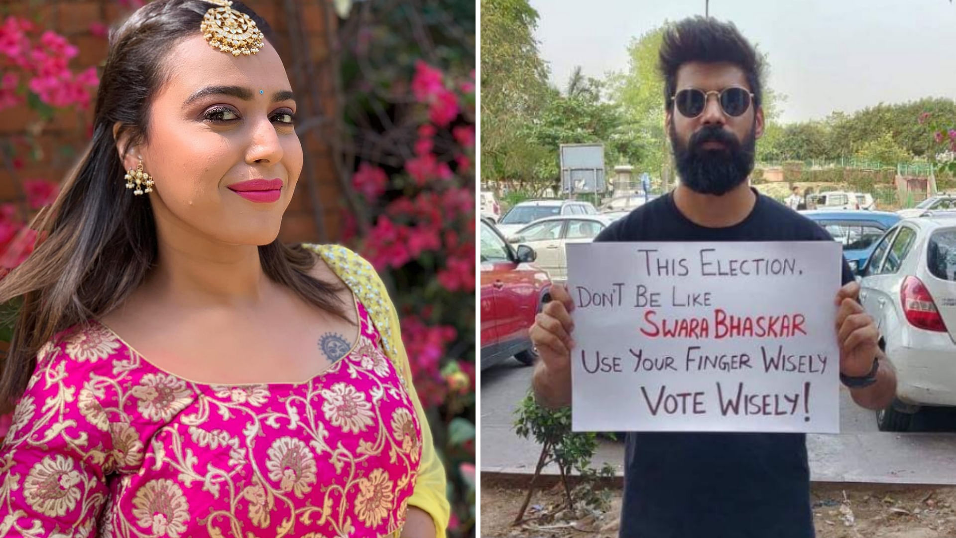 Swara Bhasker was trolled on polling day for her masturbation scene from <i>Veere di Wedding</i>.