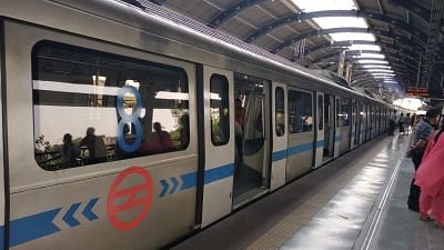 Delhi Metro’s Blue Line.&nbsp;
