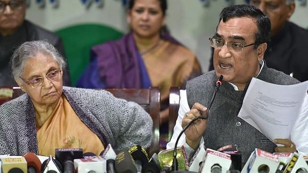The Congress’ list of six candidates names Sheila Dikshit and Ajay Maken.