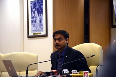 Mumbai: BCCI Selection Committee Chairman MSK Prasad at a press conference to announce the Indian squad for Asia Cup 2018, at BCCI Head Office in Mumbai on Sept 1, 2018. (Photo: IANS)