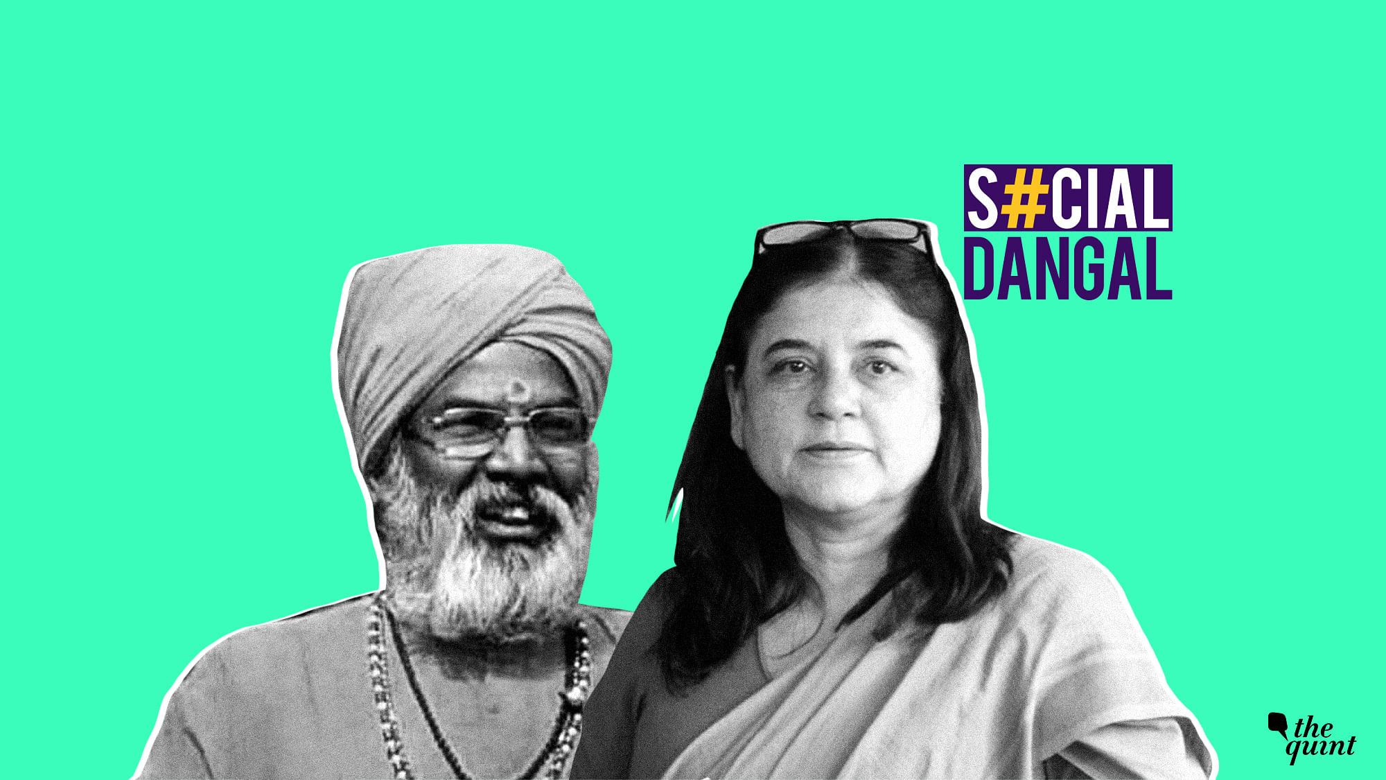 Twitterati criticised both Sakshi Maharaj and Maneka Gandhi for their speeches filled with threats.
