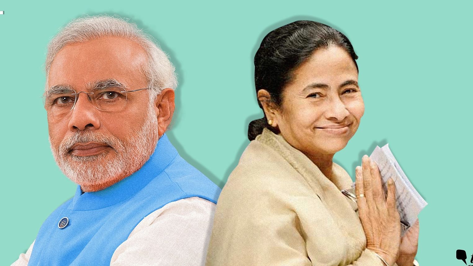 Prime Minister Narendra Modi and West Bengal CM Mamata Banerjee.