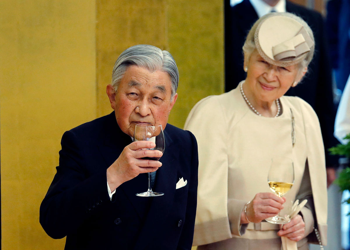 Akihito, who is the first monarch to abdicate in 200 years, will technically remain the emperor until midnight.