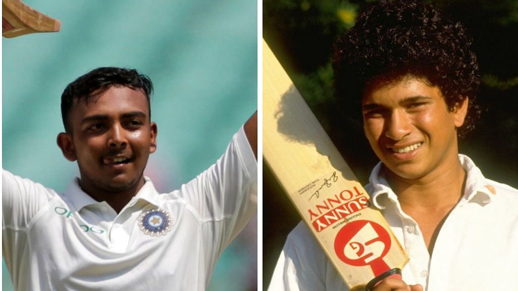 Prithvi Shaw took to Instagram and and penned down a heartfelt poem for Sachin Tendulkar on his 46th birthday.
