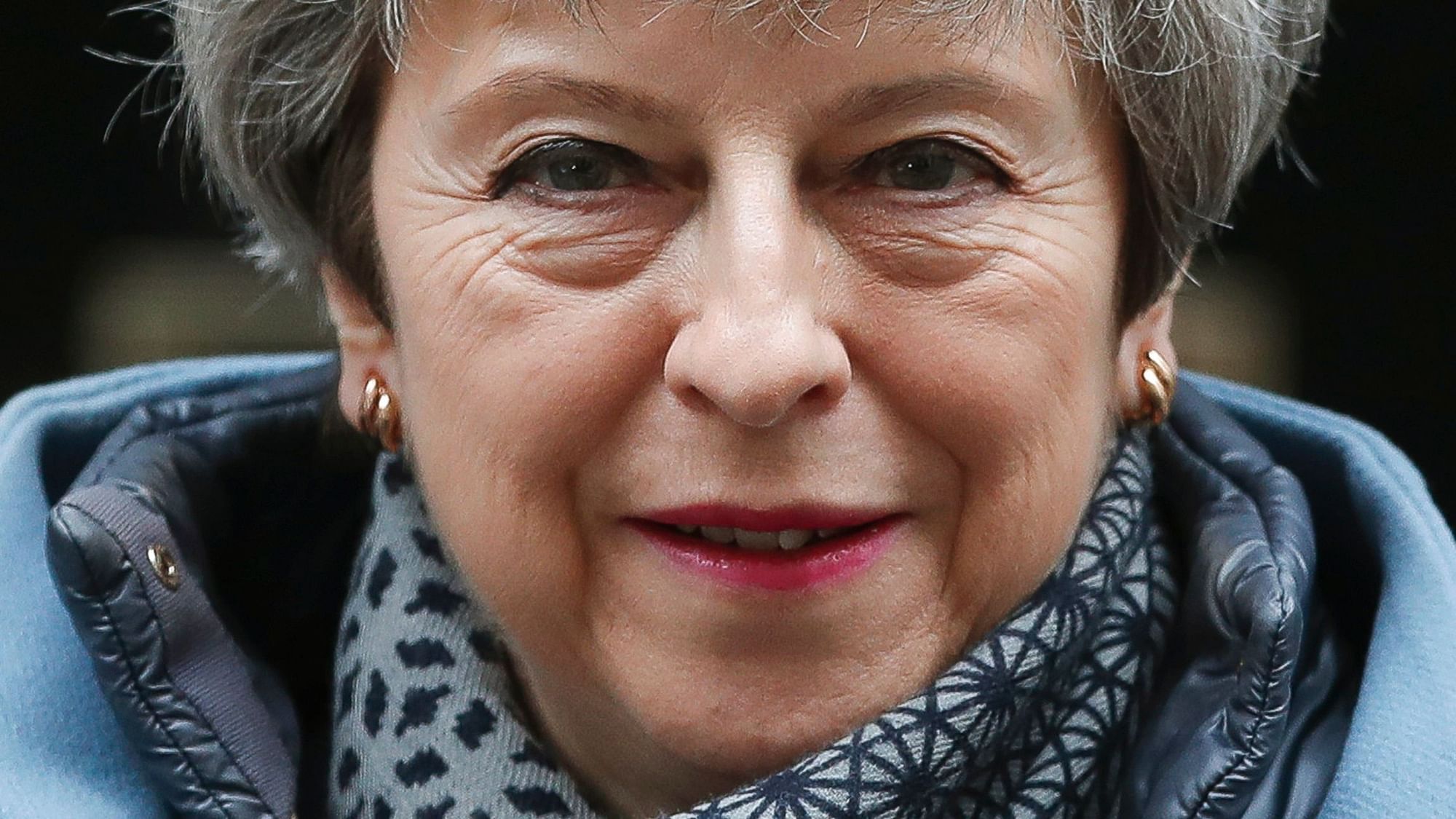 File image of British Prime Minister Theresa May.&nbsp;