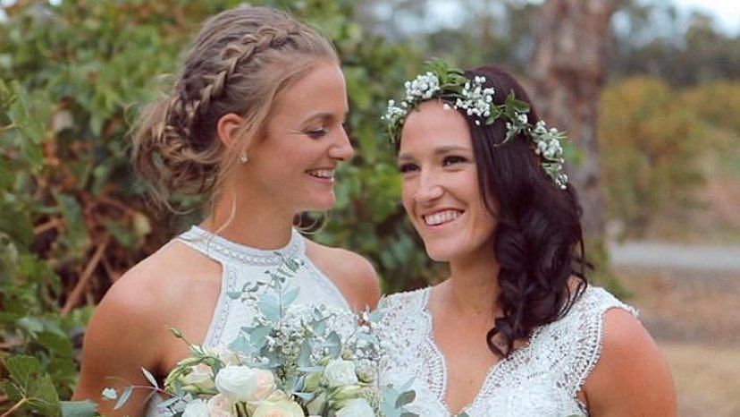 The couple decided to go ahead with the marriage after the Australian government passed a bill in 2018 making same-sex marriages legal.
